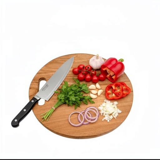 Acacia Wood Round Chopping Board
